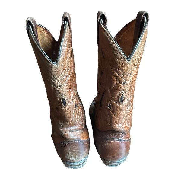 Continental Mens Cowboy Boots Brown Leather - Picture 2 of 13